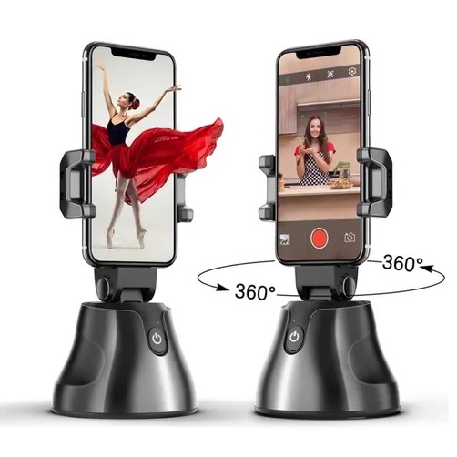 Suporte Inteligente Para Celular Giratório 360° Automático