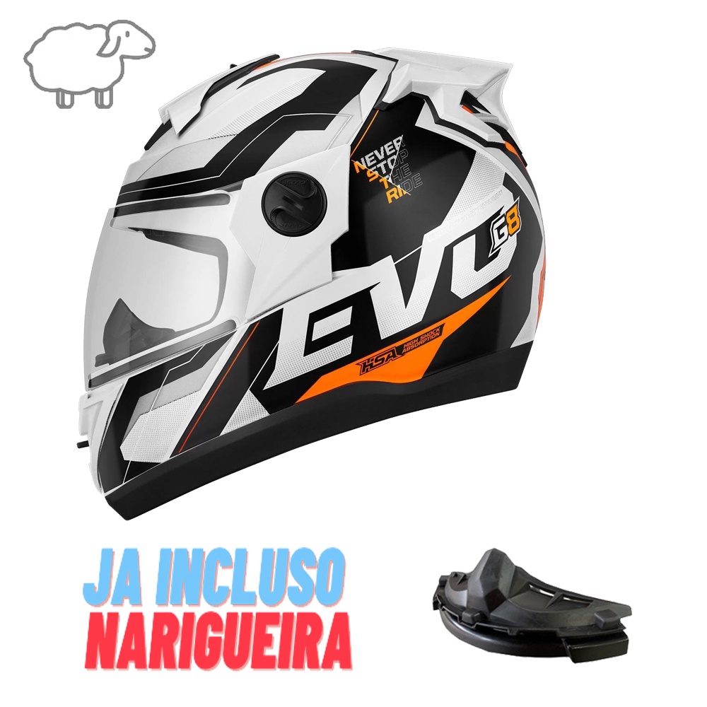 proactiv+8本セット Capacete Moto Fechado Pro Tork Evolution G8 Evo 788 Masculino