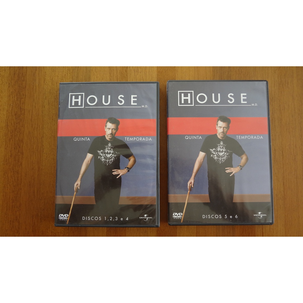 Dvd House 5ª Temporada Completa 6 Dvd Original Shopee Brasil