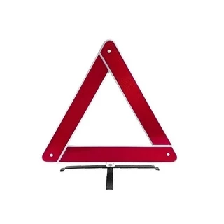 Triangulo Para Carro Sinalização De Segurança Base de Metal Sinalizador Automotivo