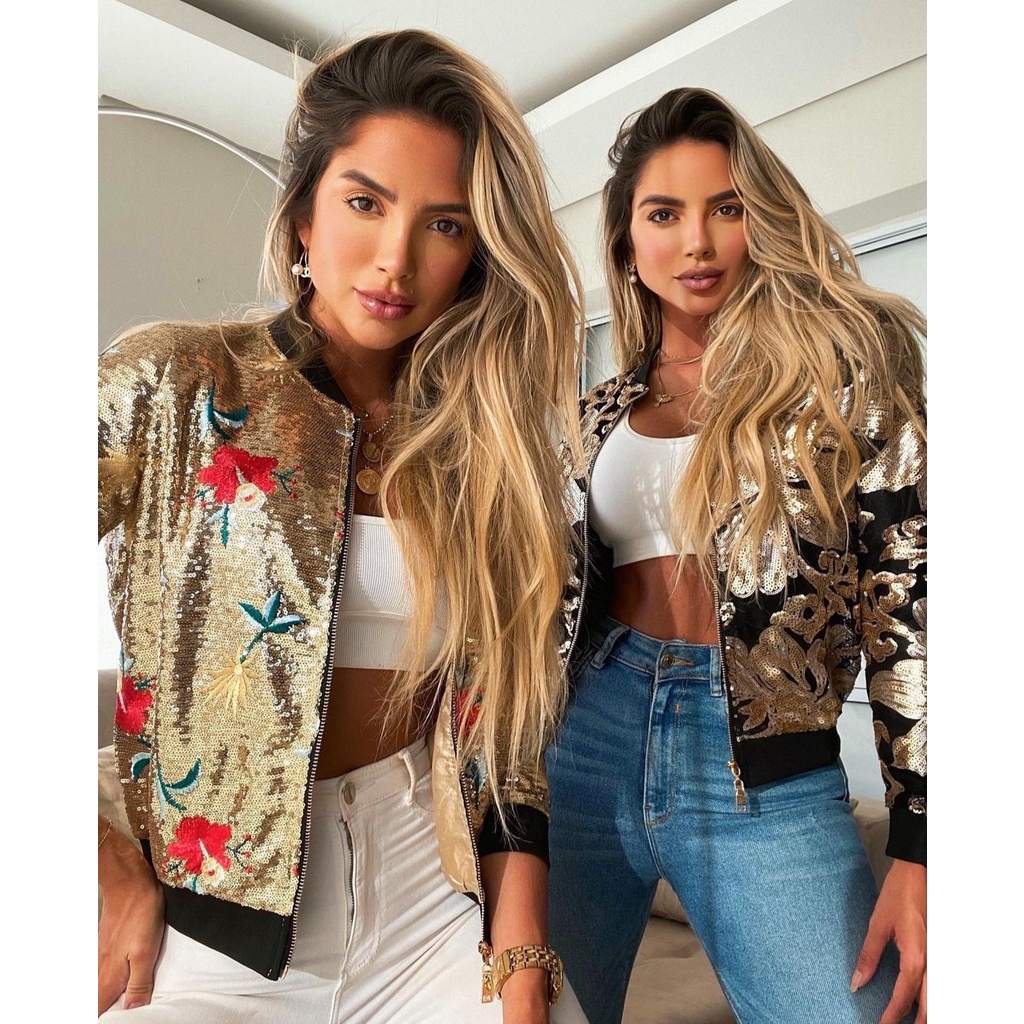 Jaqueta bomber paete store feminina