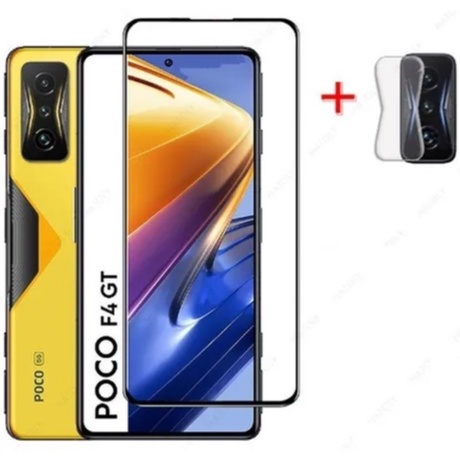 Película 9d Vidro + Pel Câmera Para Poco F4 Gt
