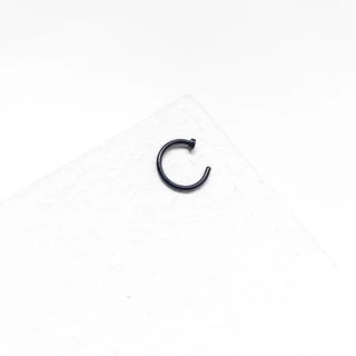 Piercing De Pressão De Nariz Preto PP48