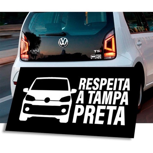 Adesivo Respeita A Tampa Preta Up Tsi Mpi Pepper