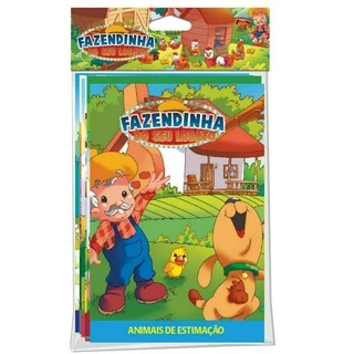 Fazendinha Do Seu Lobato - Kit Com 8 Livros Títulos Diferentes Letra Maiúscula