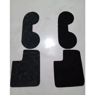 tapetinhos porta objetos para o novo Onix feito de carpete adesivo