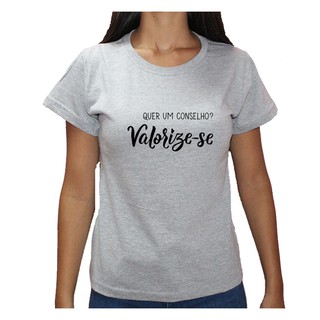 T-shirt Baby Look: Valorize Suas Curvas - Camiseta Fashion - Blusa Moda  Blogueira - UOU Store