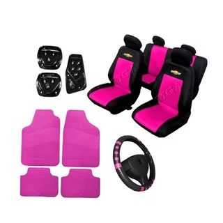 Kit Tapete Capa Banco Pedaleira Volante Chevrolet Vectra Astra Corsa Celta Onix Colorido Jogo Completo
