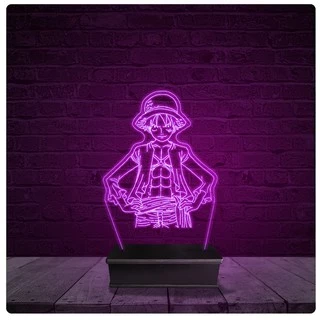 Luminária e Abajur Acrílico Led - One Piece Anime 02