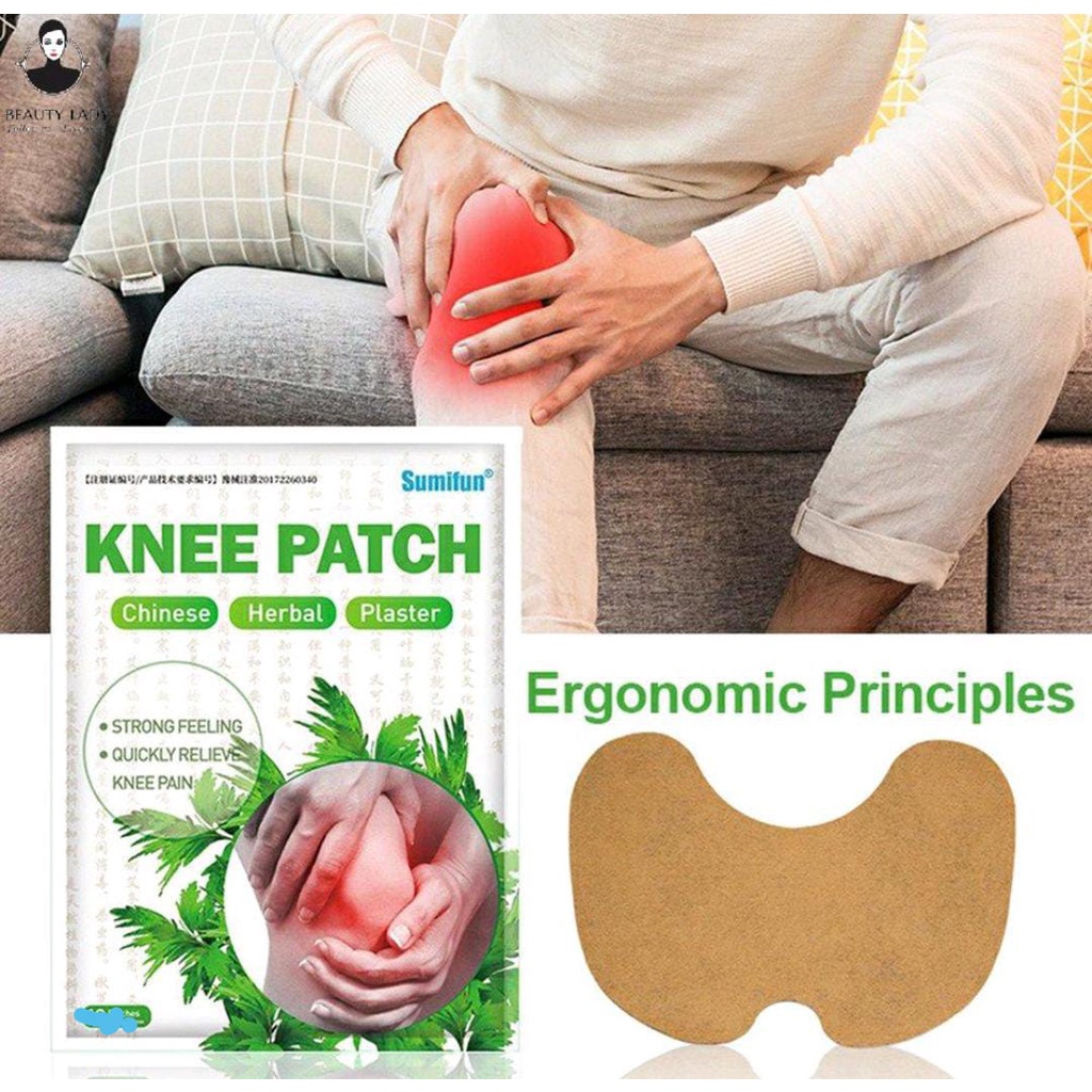 10 Adesivos Knee Patch Alívio De Dores No Joelho Pescoço Ombro