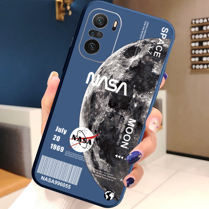 NASA Capa Para Xiaomi POCO X3 Pro NFC GT C3 F3 M2 M3 M4 X4 5G C31 Redmi ...
