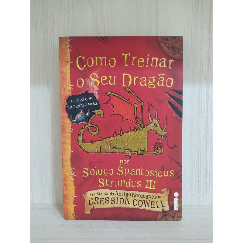 Livro Como Treinar o Seu Dragão volume 1 por Cressida Cowell novo ...