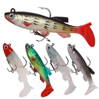 8,5cm/13g Afundamento Minnow SwimBait Isca De Pesca Macia De Plástica