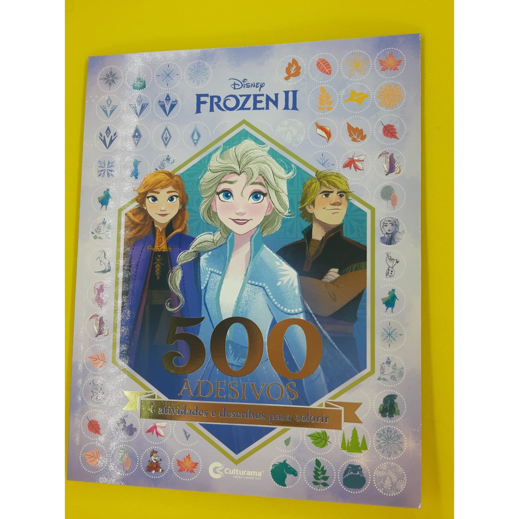 Livro Desenhos para colorir Frozen 2 Disney Arte e Cor Culturama