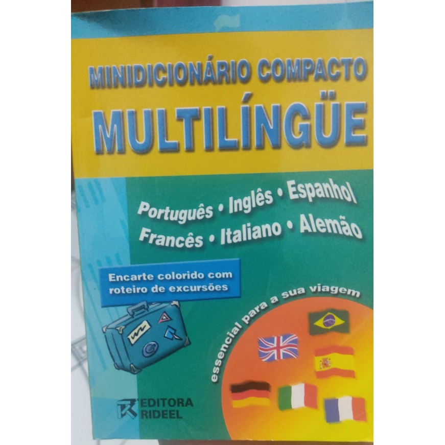 Mini dicionário de viagem Português-Espanhol.