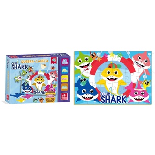 Quebra-Cabeça Club Shark 48 pçs - 2345 - Brincadeira de Criança