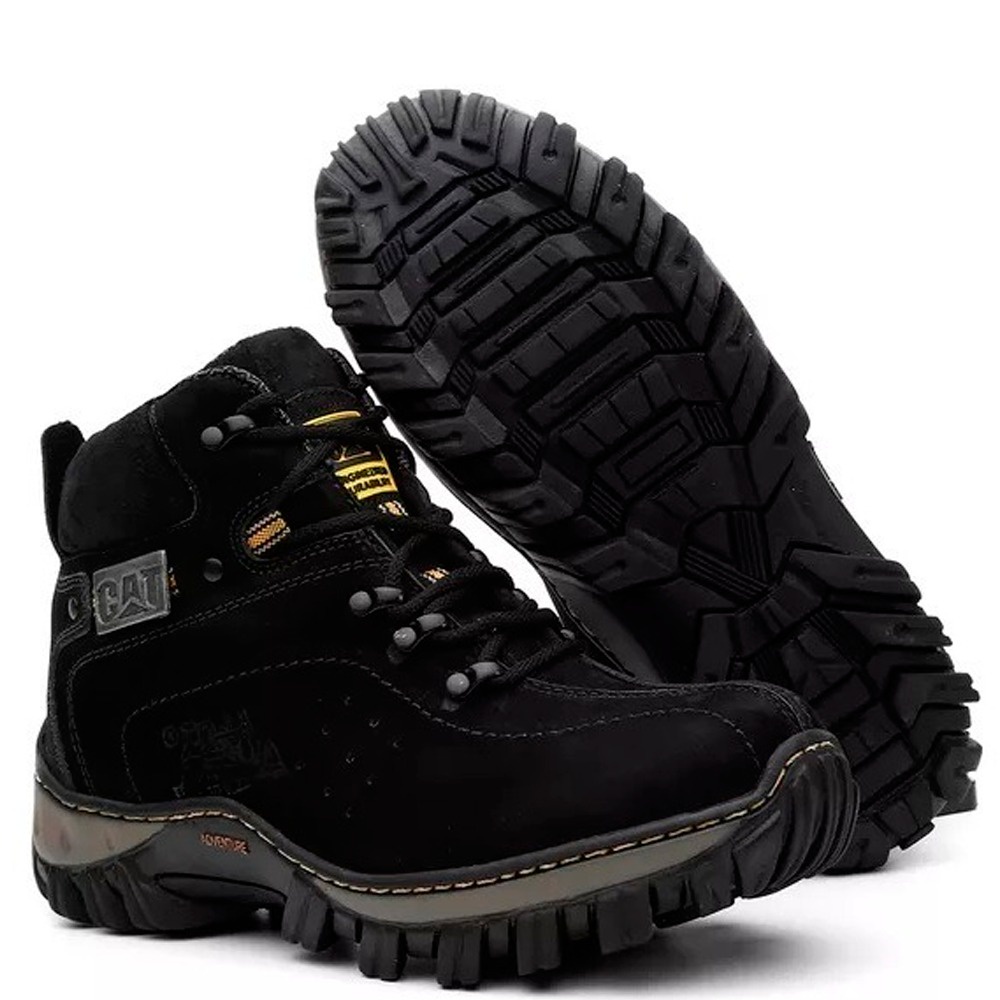 Coturnos feminina caterpillar coturno feminino caterpillar cat couro ...
