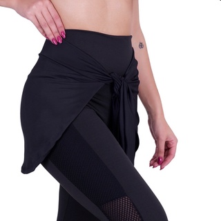 Legging com saia para hot sale academia