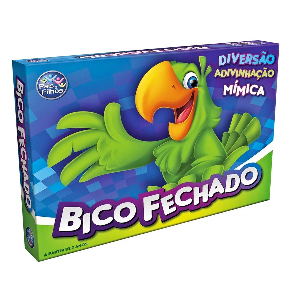 Jogo Bico Fechado Mimica E Desenho 7358 - Pais E Filhos | Shopee Brasil