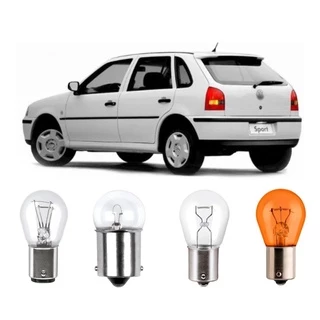 Kit Lampadas Lanterna Traseira Gol G3 1999 A 2005