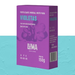 Adubo Fertilizante NPK 09-06-09 para Violetas 150g