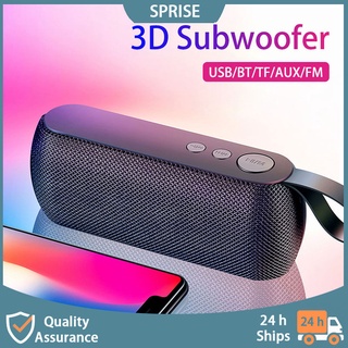 [SPRISE Bass Stereo Portable Mini bluetooth speaker Wireless , USB Speakers for Computer Laptop , Alto-Falante Spiker