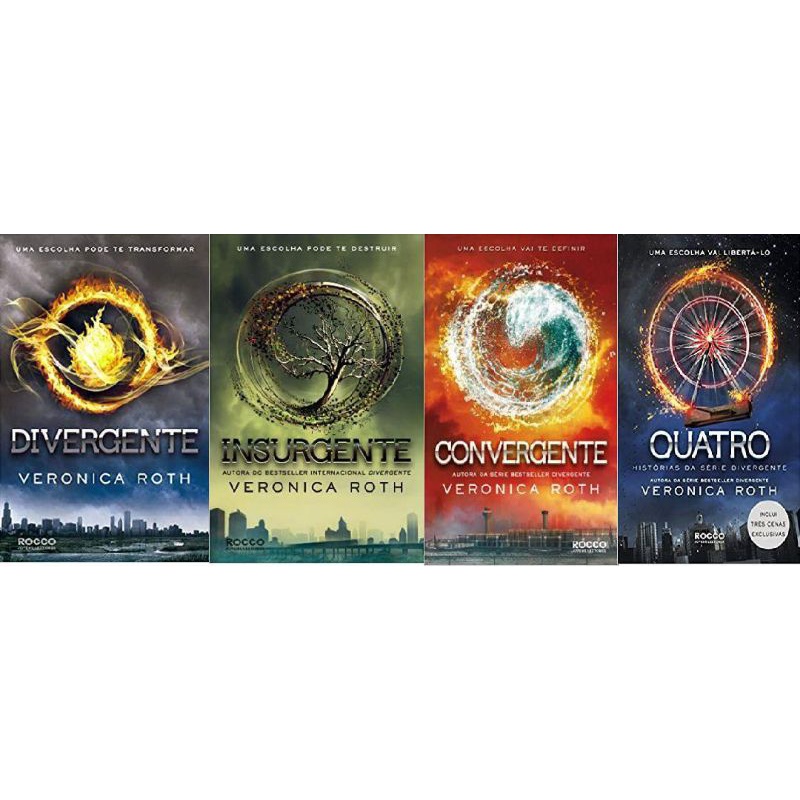 Box Divergente (4 Livros) | Shopee Brasil