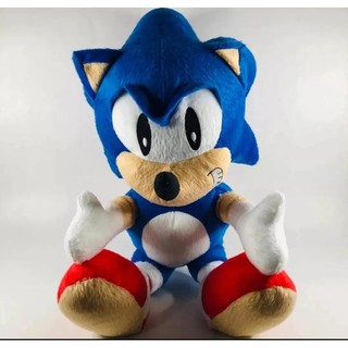 Kit 3 Boneco Pelúcia Turma Do Sonic 35 Cm Unisex Antialergic