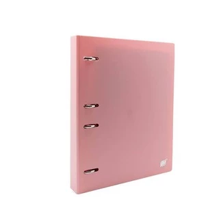 Fichário Tamanho Colegial (MÉDIO) 96 Folhas Rosa Pastel Yes