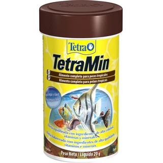 Ração Para Peixe Tetra Min Flakes 100ml 20g