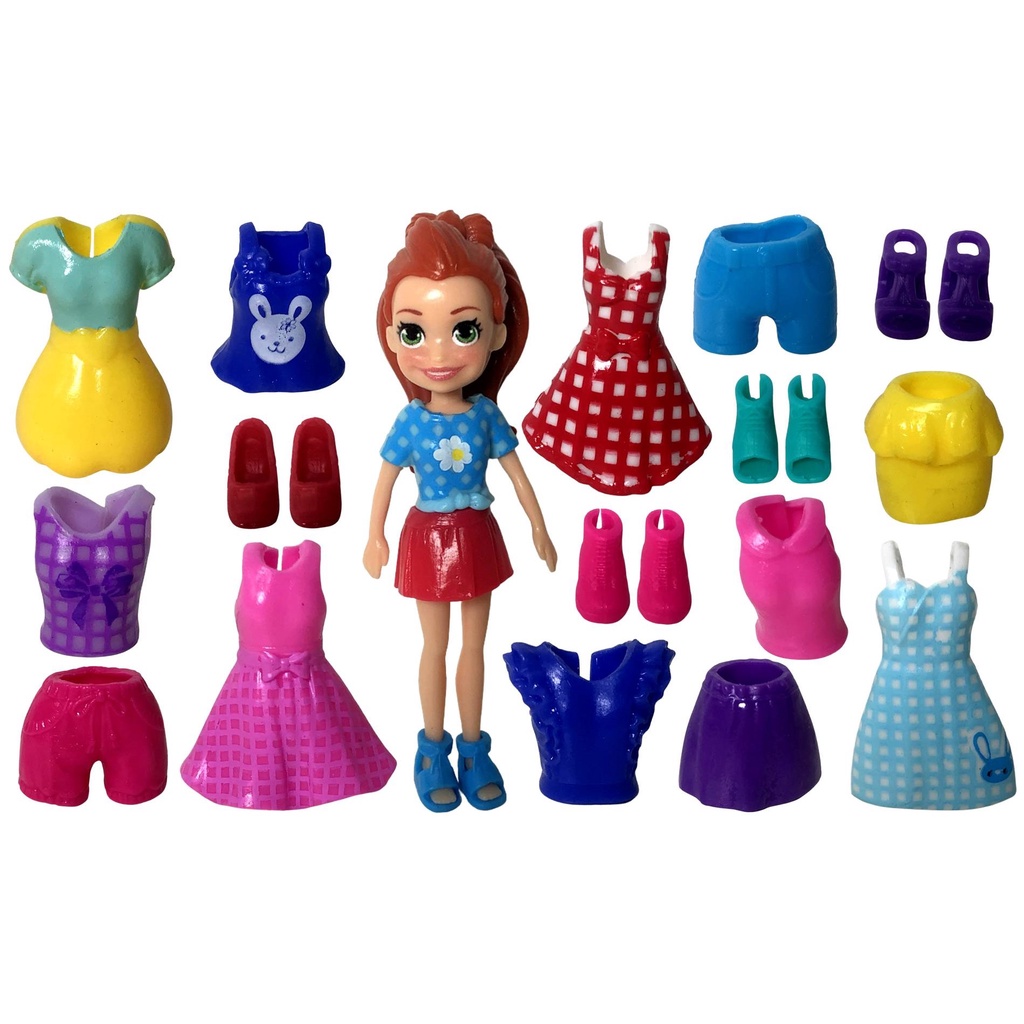 Polly Pocket - Pronta para a Festa - Boneca com Acessorios