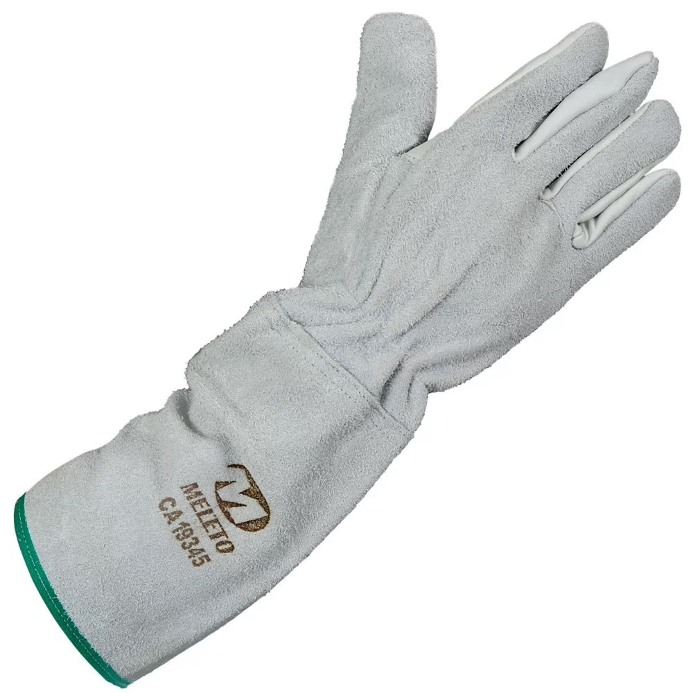 Luva Mista Vaqueta/Raspa Meleto Punho 20cm