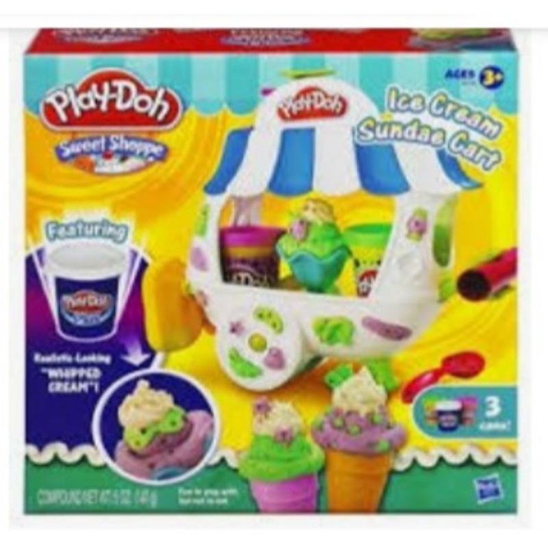 Massinha Carrinho de Sorvete Play - doh | Shopee Brasil