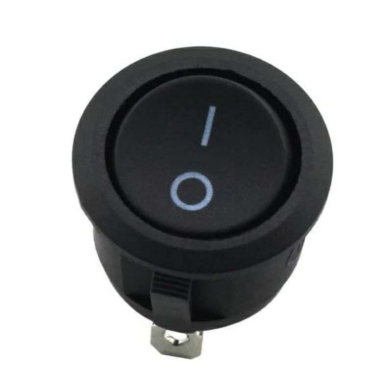 Botão interruptor liga e desliga (ON/OFF 12V) redondo uso geral moveis ...