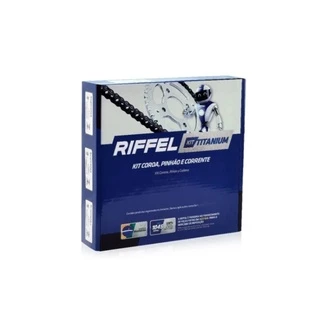 Kit Relação Riffel Next 250 Titanium Reforçado Aço 1045