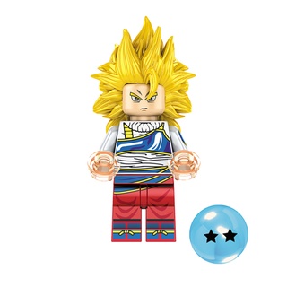 Kf6142 única venda dragon ball z blocos de construção mini anime dos desenhos  animados figura brinquedo