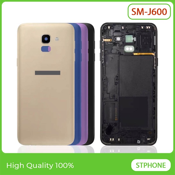 【50％OFF】 Tampa Traseira + Chip Bandeja + Capa Samsung J600 J6 Fundo バッグ