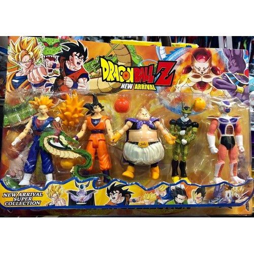 Dragon Ball Z Bonecos Miniaturas 6pcs Goku Goten Madimbu