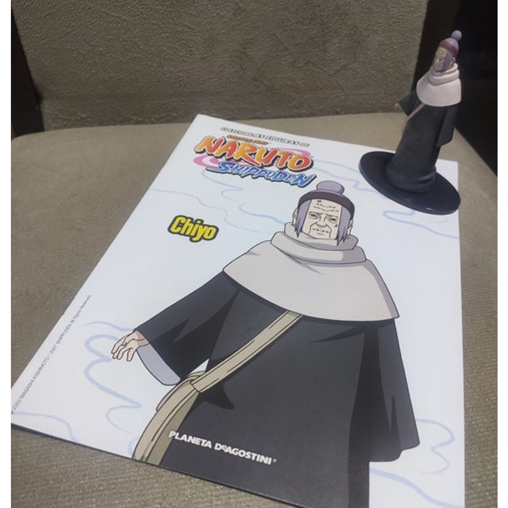Miniatura Coleção Naruto de agostini (Chiyo) ABERTO Shopee Brasil