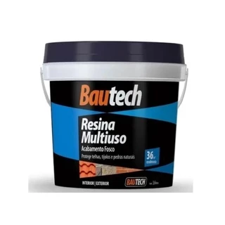 Resina Acrilica Base Água Fosca Incolor 3,6lts Bautech Pedra em Oferta na Shopee