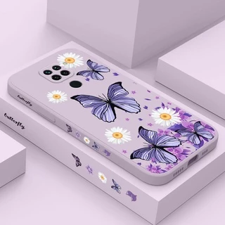 Capa De Celular Com Borboletas Roxas Para Xiaomi Redmi Note 9/8/7 Pro Max/9Pro/9S/9T