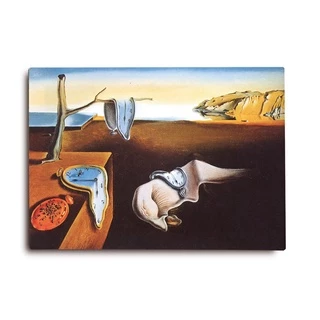 Quadro tela acetinada. Salvado Dali. A persistência do tempo.