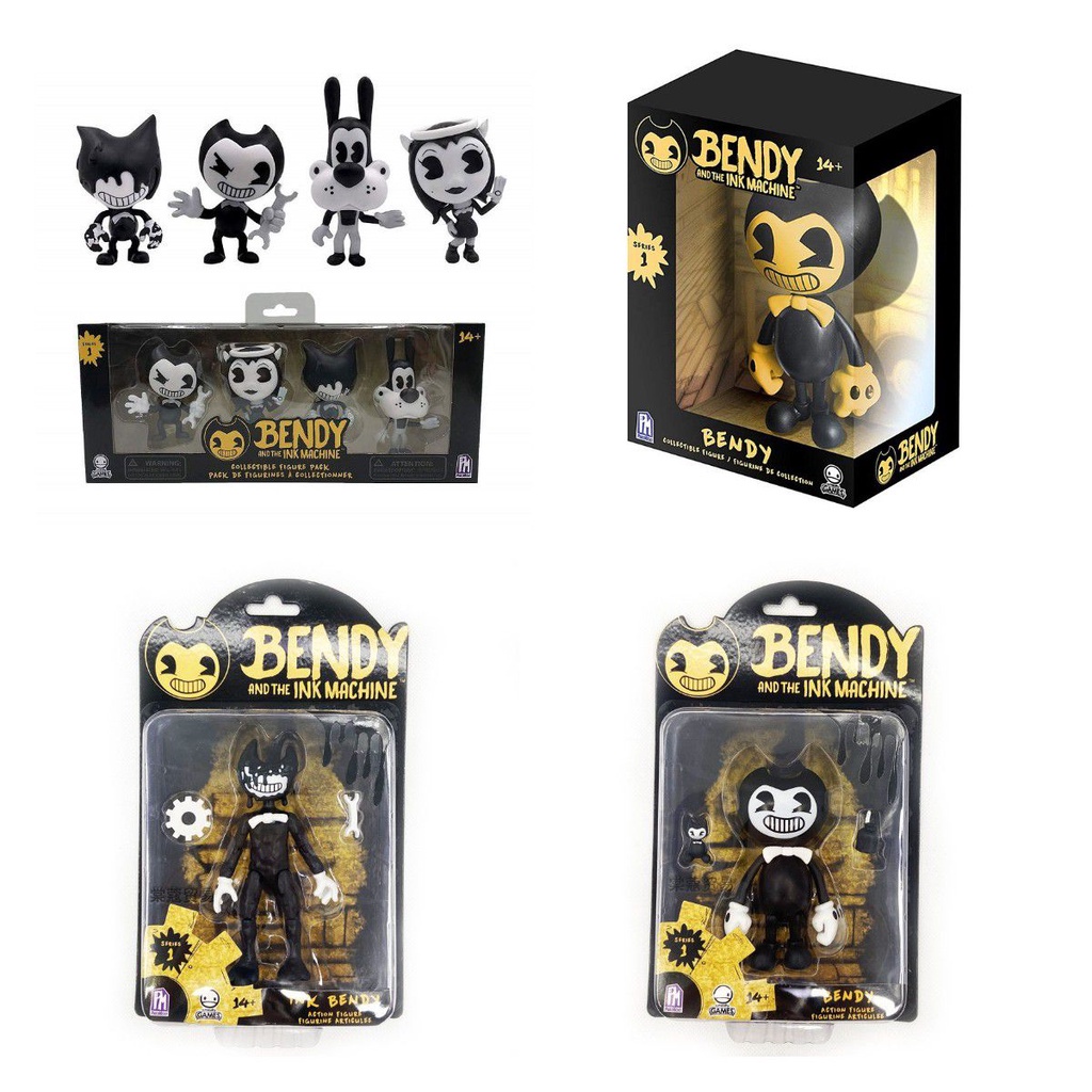 1 Set Game Figure Bendy Ink Machine PVC Plastic Figure Kids Collections  Bendy Axe Christmas Children Gifts With Box - AliExpress