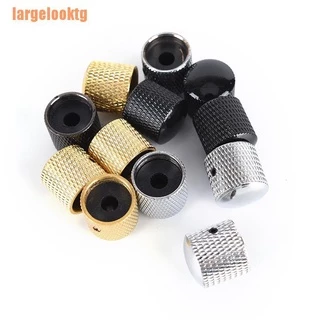 Grandelooktg > 4pçs Botão De Metal Para Baixo/Guitarra Elétrica/Controle De Tom De Volume + Chave