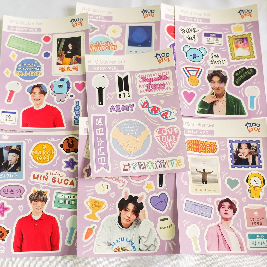 Kit De Figurinhas Bts | Shopee Brasil