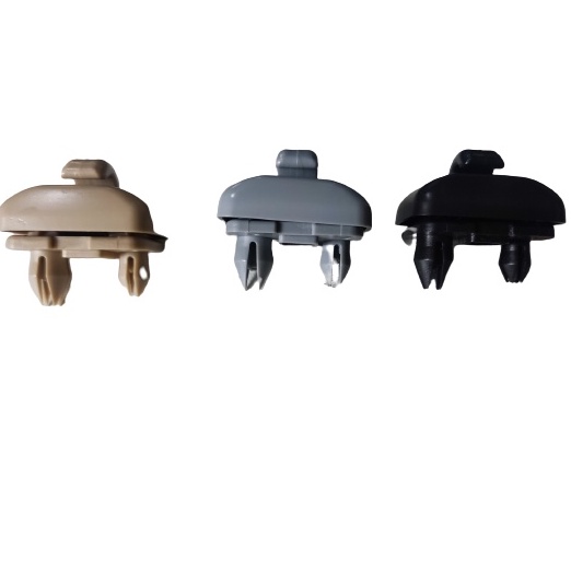 Suporte Trava Presilha Quebra Sol Audi A1 A3 A4 A5 Q3 Q5 Tt - Nas cores Cinza ou Bege ou Preto