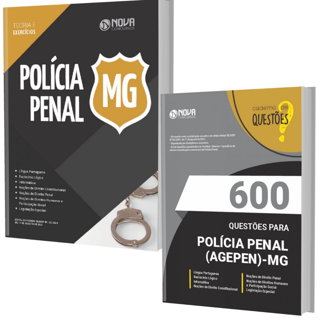 Concurso Polícia Penal MG - Legislação Especial - Questões de