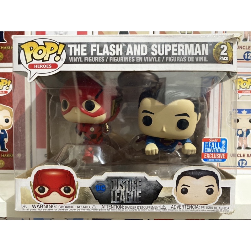 Funko pop deals flash and superman