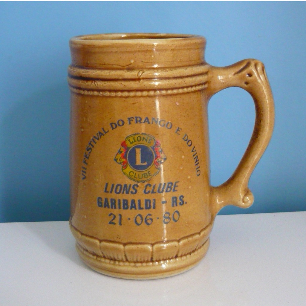 Caneca Chopp Antiga ano 1980 - Vintage | Shopee Brasil