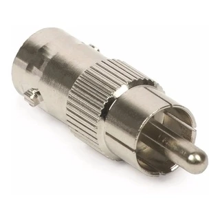 Kit 5 Conector Rca Macho X Bnc Femea - Cftv Audio Video